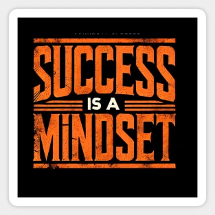 Success is a Mindset, Motivational Quote Magnet